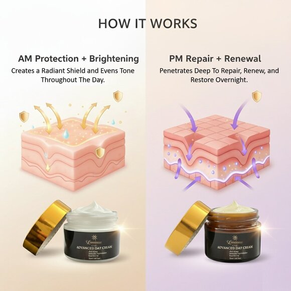 Luminous Care Anti-Aging Day & Night Face Cream Duo | Retinol + Hyaluronic Acid - Picture 4 of 8